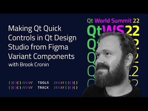 Making Qt Quick Controls in Qt Design Studio from Figma Variant Components | #QtWS22