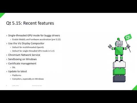 Qt WebEngine {Qt Virtual Tech Con 2020}